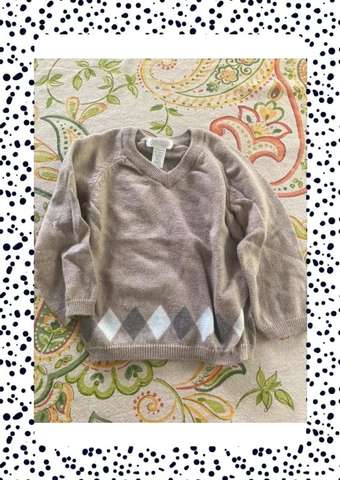 Lot de 2 pulls taille 6 mois - photo numéro 2