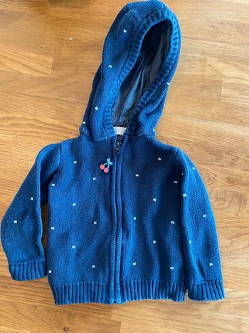 Gilet grosse maille Zara 9/12 mois 🍒