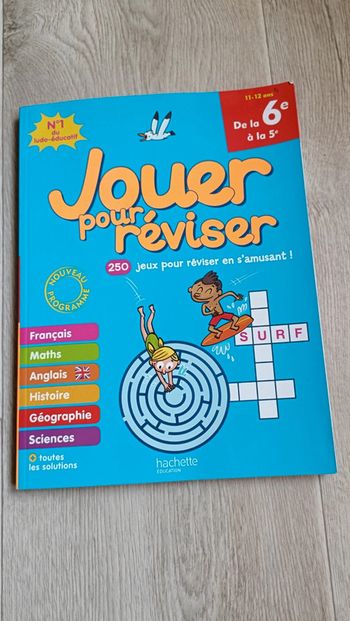 Jouer pour réviser - Cahier de vacances