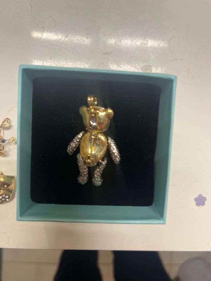 Pendentif broché ourson articulé - photo numéro 2