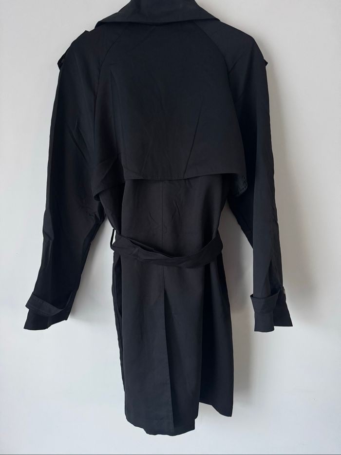 🧥 trench noir - femme - taille M - HD diffusion - neuf sans étiquette - photo numéro 6
