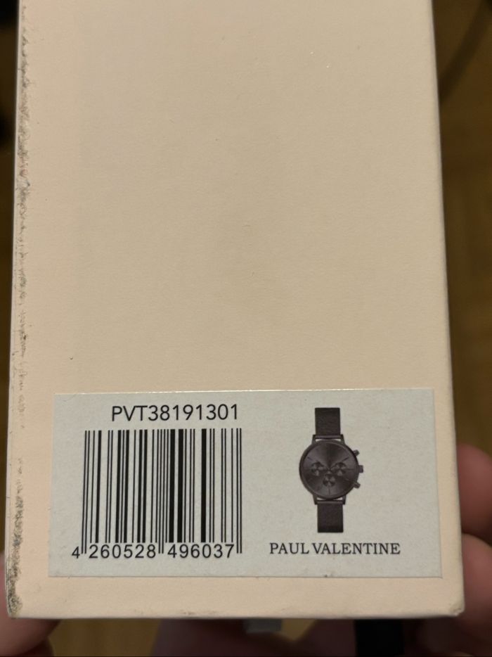 Montre Paul Valentine - Graphite Black - Neuve - photo numéro 9