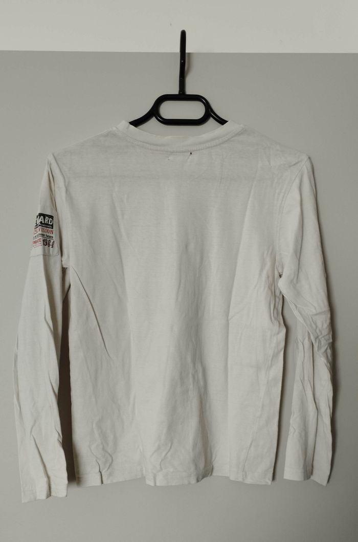 T-shirt blanc manches longues - photo numéro 4