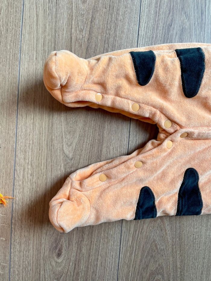 Gigoteuse Tenue hiver tigre barboteuse Combinaison pilote Hiver tigre mixte grenouillère - photo numéro 2