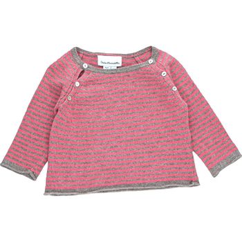 Pull 12 mois en laine et coton Arsène et les pipelettes