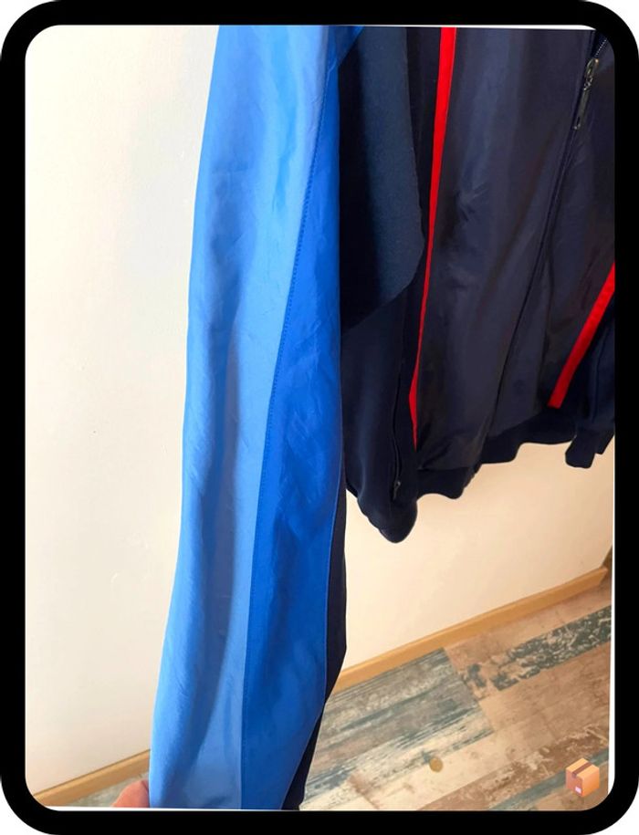 Veste Adidas Originals – Taille M – Marine/Rouge/Ciel – Homme - photo numéro 5
