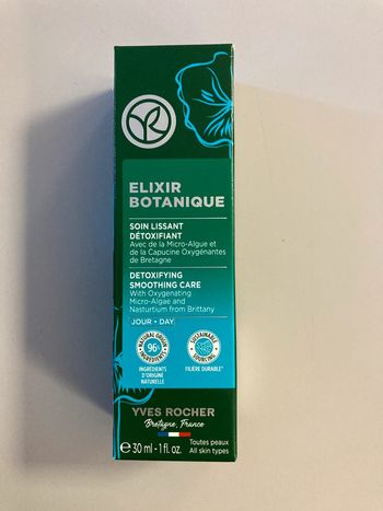 Soin lissant detoxifiant visage