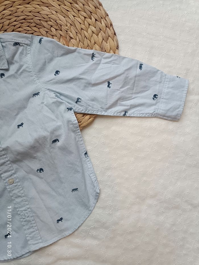 Chemise H&M manches longues 2-3 ans neuve - photo numéro 2