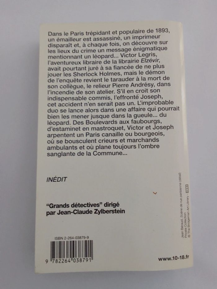 Claude Izner - Le léopard de Batignolles - photo numéro 2