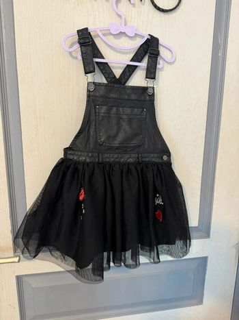 Robe style salopette fille