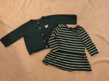 Robe et gilet sergent major 6 mois