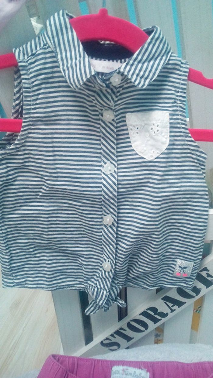 Tenue sarouel et débardeur marinière - photo numéro 3