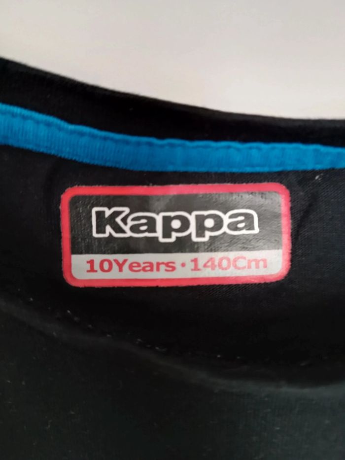 Tee-shirt, kappa , gris et noir - photo numéro 3