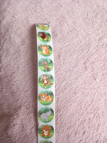 24 autocollants animaux