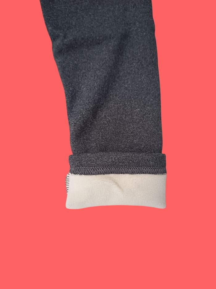 Legging gris chiné lapin très chaud molletonné neuf taille 11/12 ans - photo numéro 3