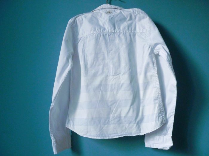 Chemise garçon Japan Rags 10 ans blanche manches longues TBE - photo numéro 4