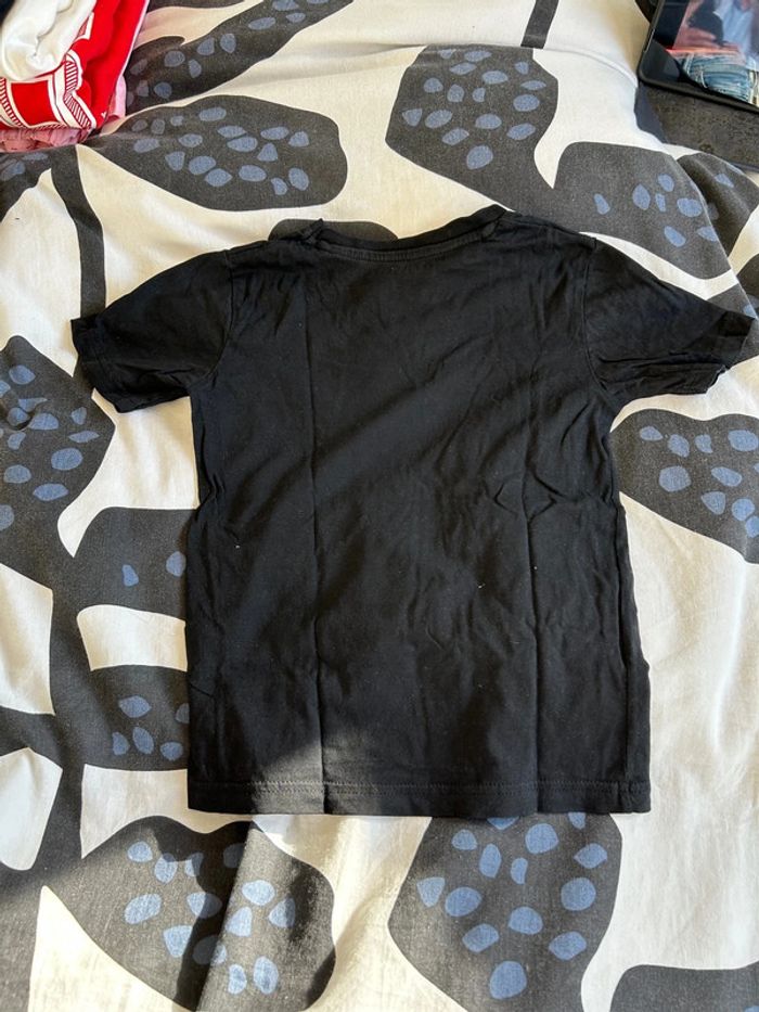 Tee shirt noir uni 6 ans #b.a basic - photo numéro 3