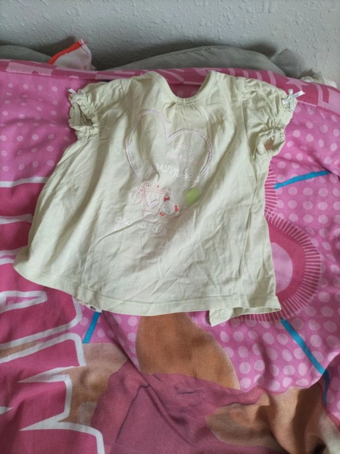 Tee shirt fille 12 mois