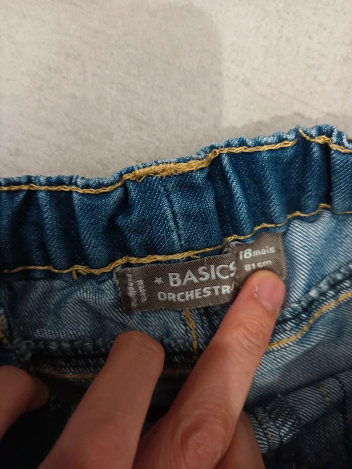 Lot de 2 jeans 18 mois - photo numéro 3
