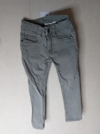 Pantalon jeans slim gris "Orchestra"
