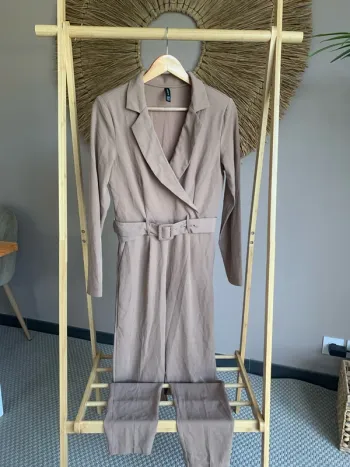 Combinaison pantalon beige