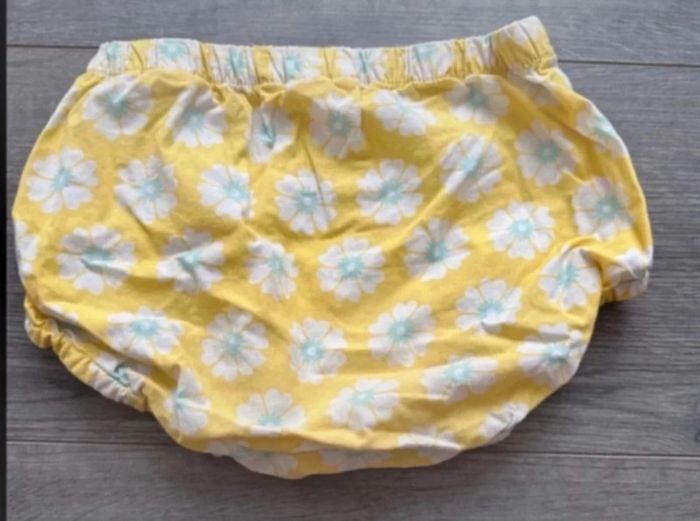 Bloomer fille léger jaune H&M 12/18 mois - photo numéro 3