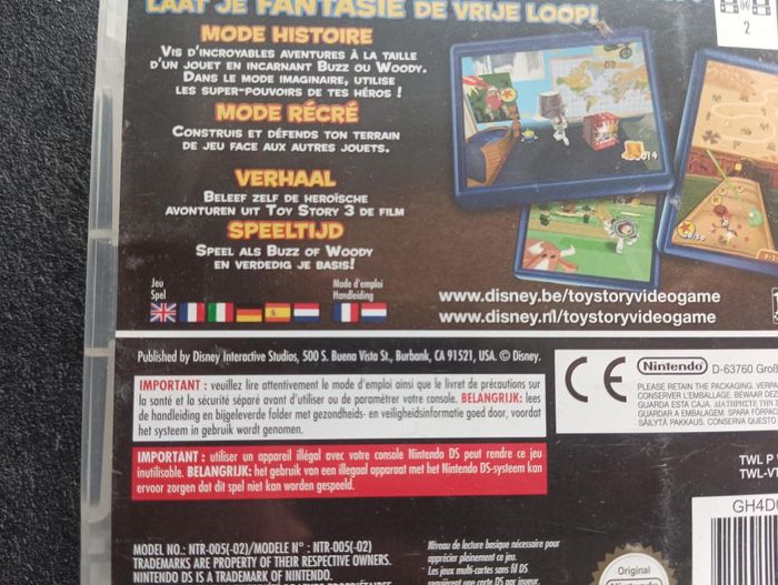 Nintendo - DS - Toy story 3 - photo numéro 3