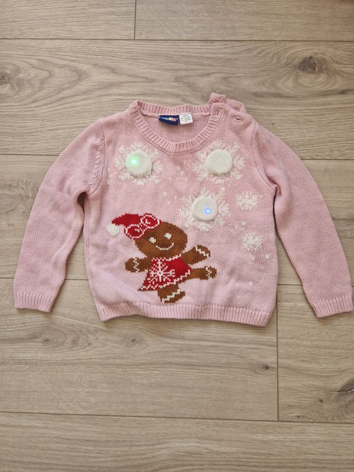 Lot de 2 pulls de Noël Lupilu bébé 12-24mois - photo numéro 2
