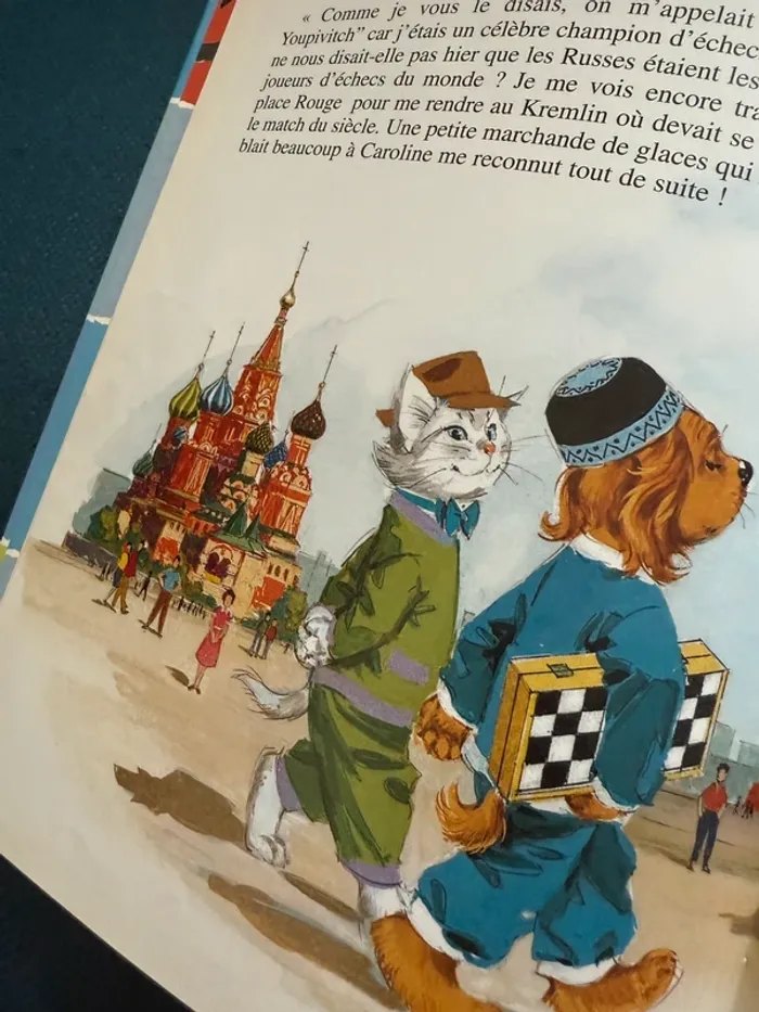 BE Édition très rare damiers couleurs Caroline en Russie Pierre Probst livre bd album - photo numéro 5