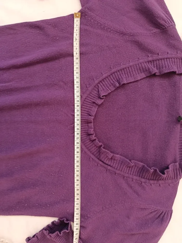 Robe violette Sud Express taille L très bon état - photo numéro 5