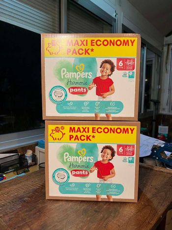Couche taille 6 Pampers Harmonie taille 6 : 120 couches Pants