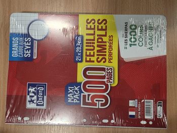 Feuilles simples oxford