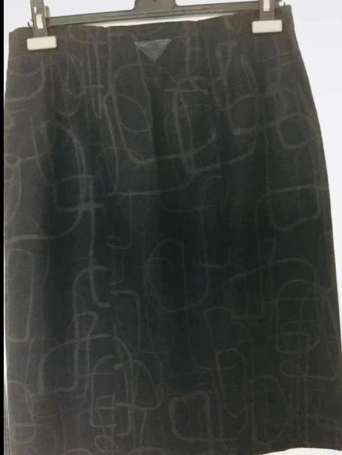 Jupe noire à motifs Taille 44