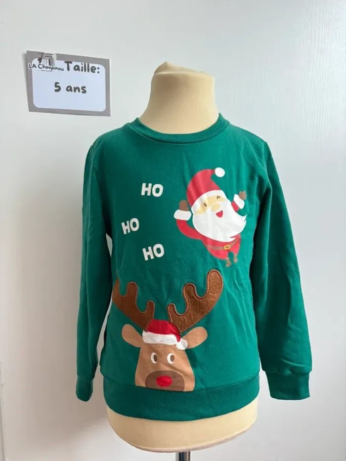 Pull de Noël - taille 5/6 ans 🌼
