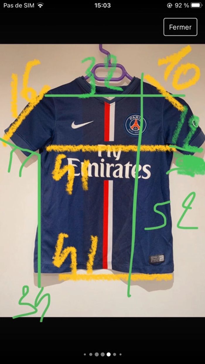 Maillot de football, enfants Paris-Saint-Germain, ici c’est Paris 8/10 - photo numéro 20
