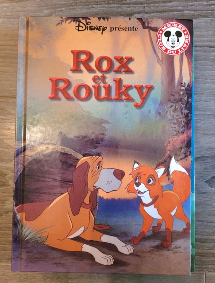 Livre Disney Row et Rouky
