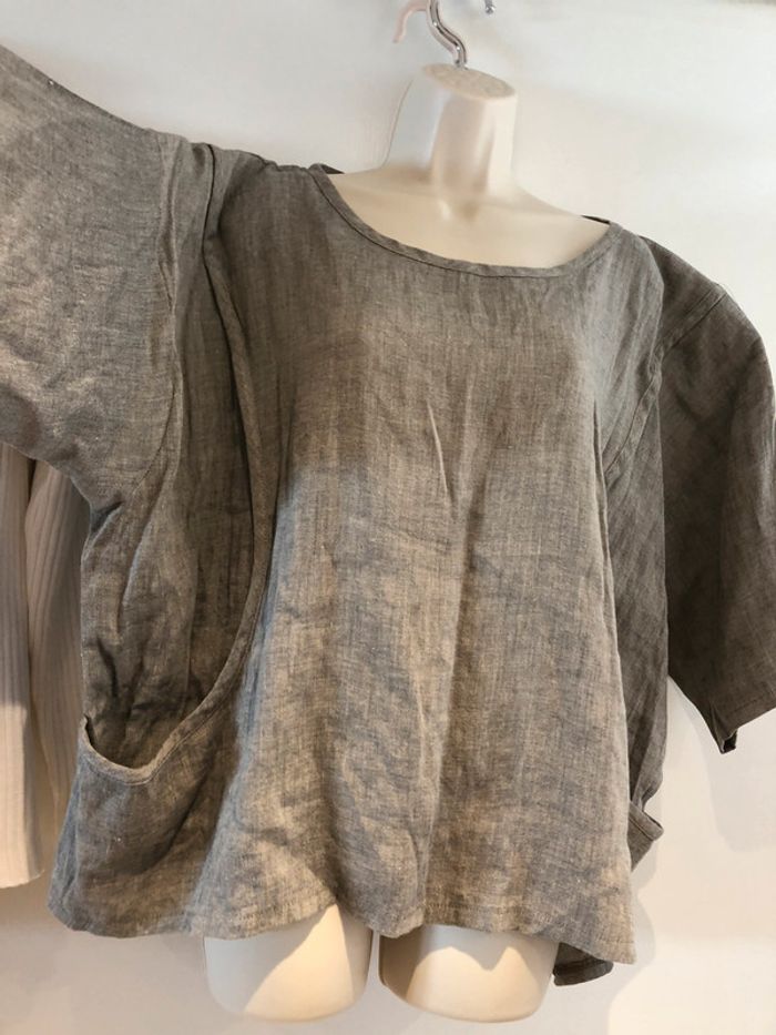 Blouse tunique taille unique insein Créative mode - photo numéro 8