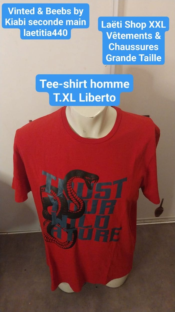 Tee-shirt homme T.XL Liberto