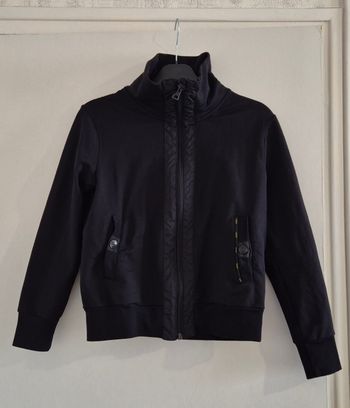 Veste mi-saison noir garçon IKKS taille XS 12 ans