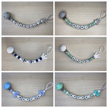 Attache tétine personnalisée 