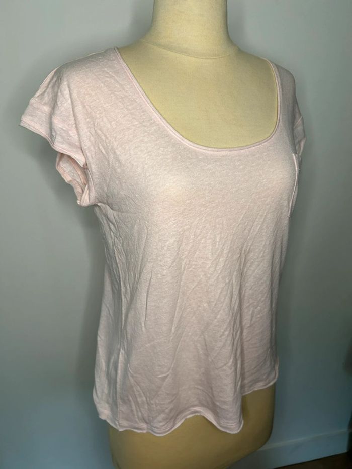 Tee-shirt rose pale Creeks - photo numéro 2