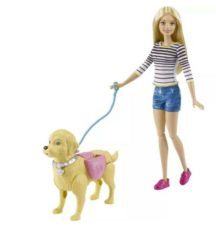 BARBIE PROMENADE DU CHIEN MATTEL NEUF - photo numéro 4
