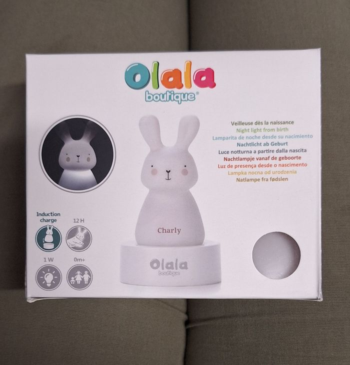 Veilleuse lapin charly induction