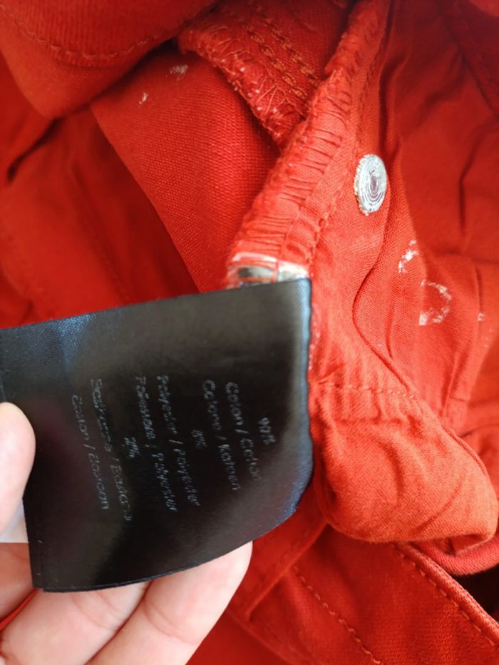 Pantalon rouge brique Bréal neuf avec étiquette - photo numéro 4