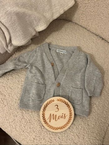 Gilet - taille 3 mois 