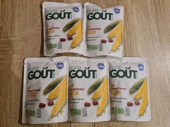 5 purées Good Gout BIO maïs canard 190g