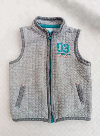🔸Veste Zip Sans Manches - Baby Club 18 Mois🔸