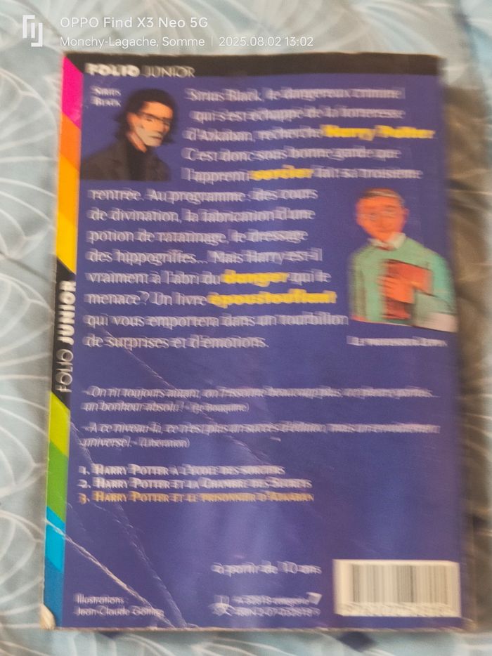 Harry Potter et le prisonnier d'Azkaban Folio Junior Réduction jusqu'à -70% - photo numéro 6