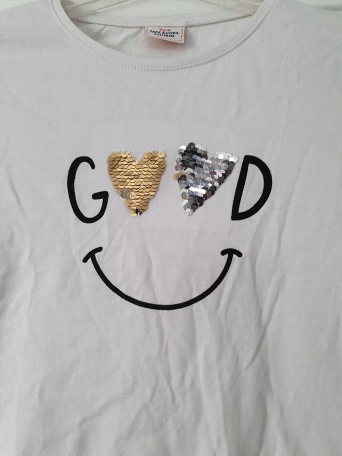 T-shirt ML fille Tao 6/8 ans LC1 - photo numéro 4