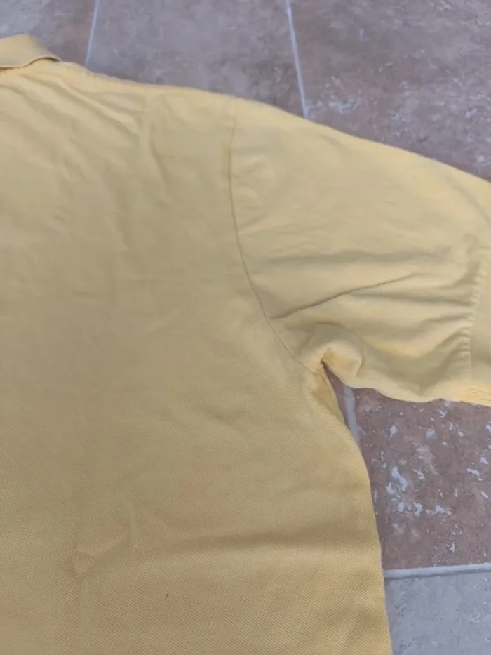 Polo Ralph Lauren homme 2XB jaune logo marine état moyen - photo numéro 19